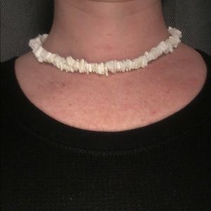 Seashell choker necklace